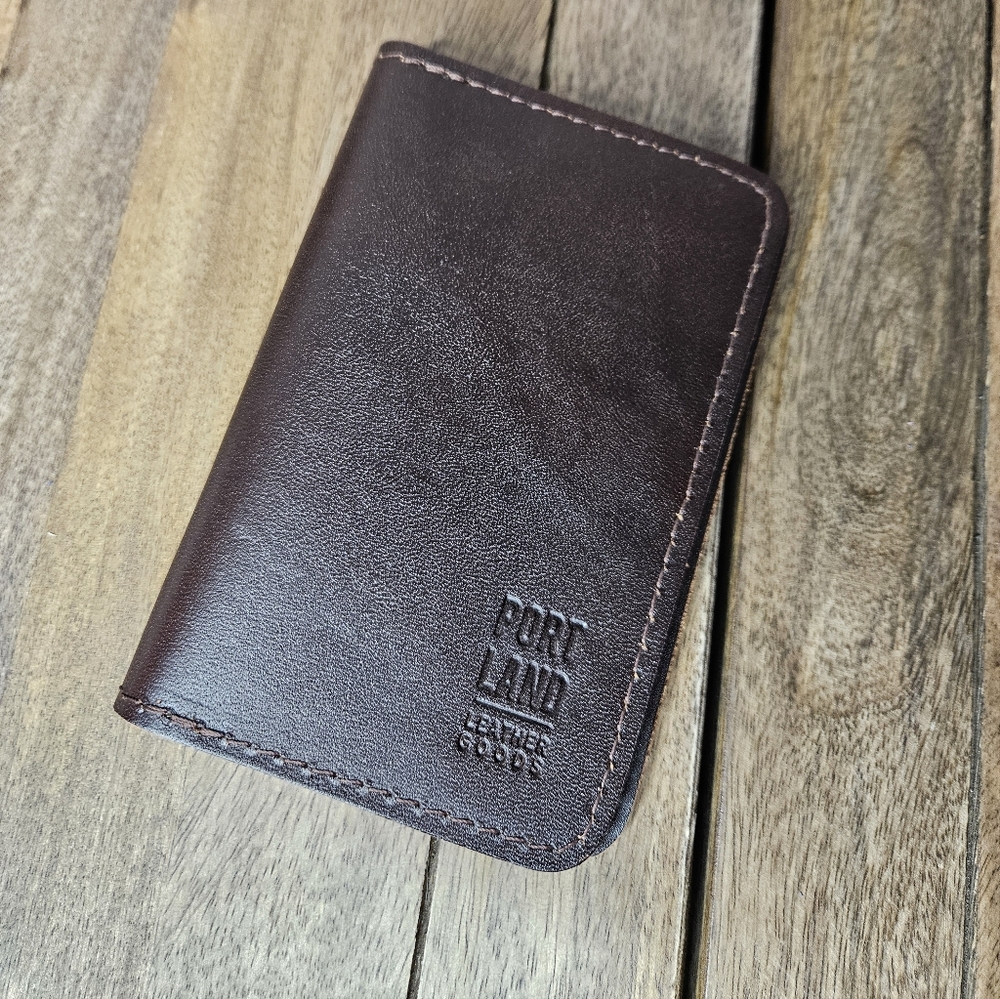 Portland Leather Goods Passport Wallet Grizzly